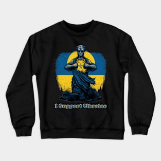 I Support Ukraine Crewneck Sweatshirt